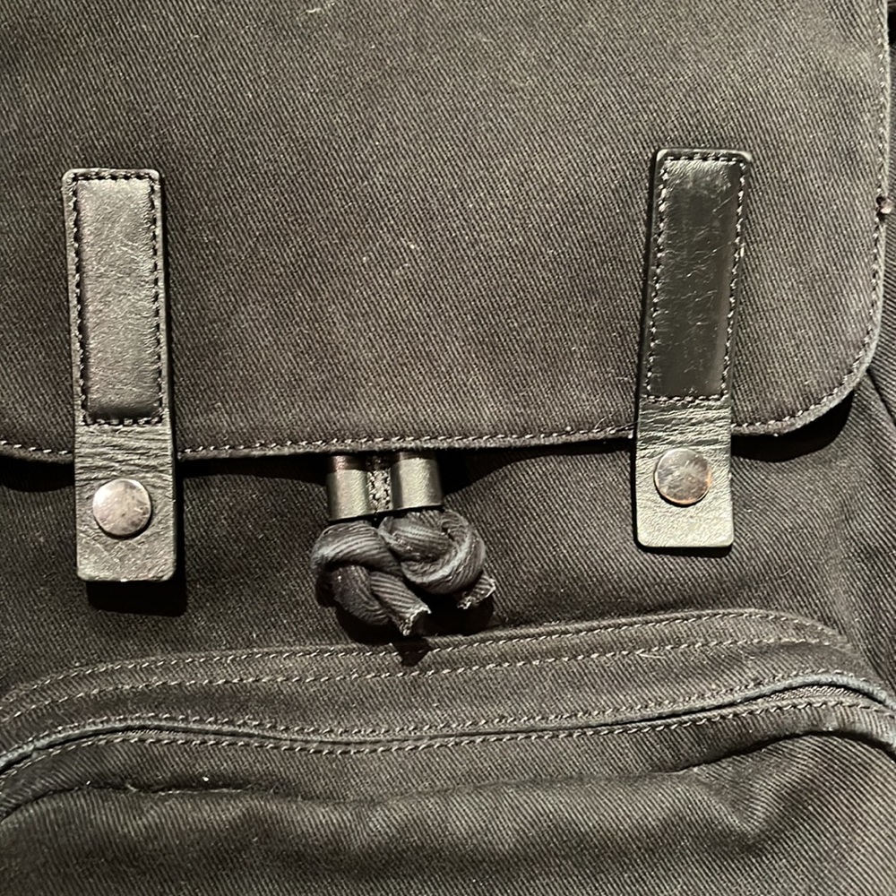 Black, Everlane Drawstring, Backpack - image 2